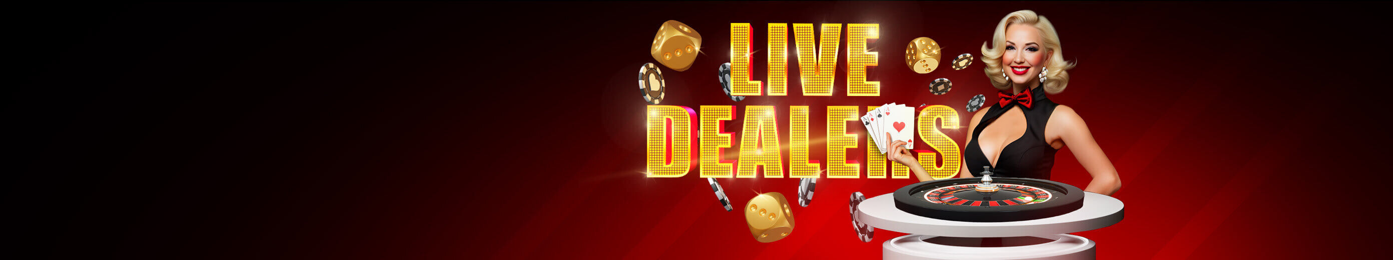  Emoción real en la sección Live Dealers 